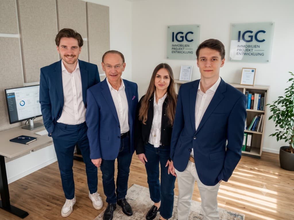 Das IGC-Team in der Firmenzentrale in Plochingen