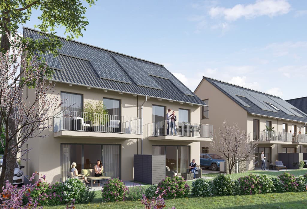 Visualisierung des Quartier F24 in Flehingen, Baden-Württemberg
